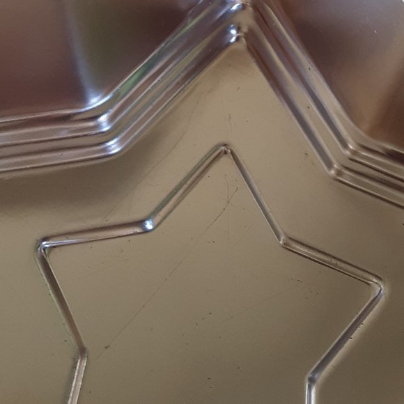 Star Shape Jello Mold Pale Light Pink Copper Preowned Vintage - Picture 8 of 9